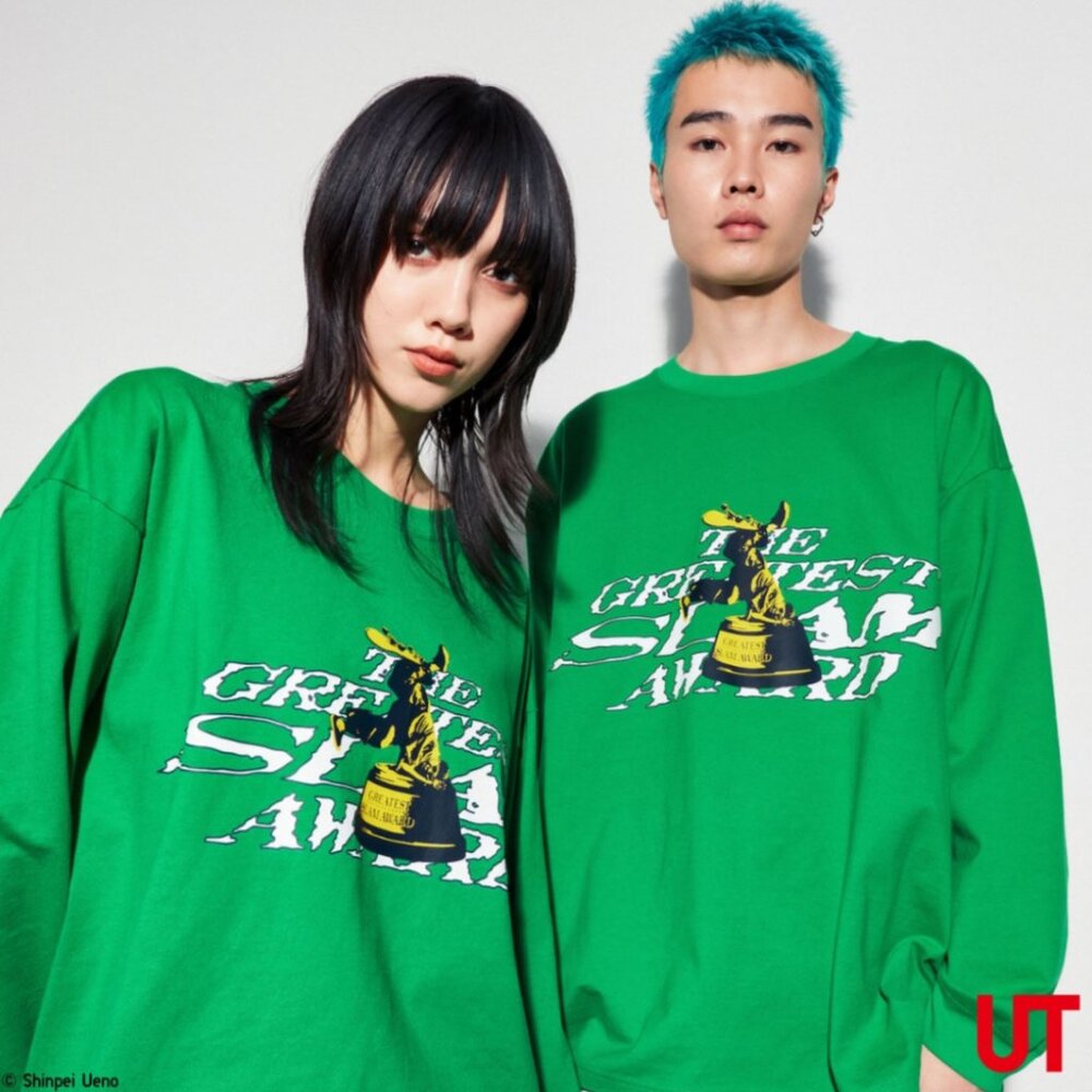 Uniqlo NEW Unisex Oversized S Skater Collection Shinpei Ueno Long Sleeve T Shirt